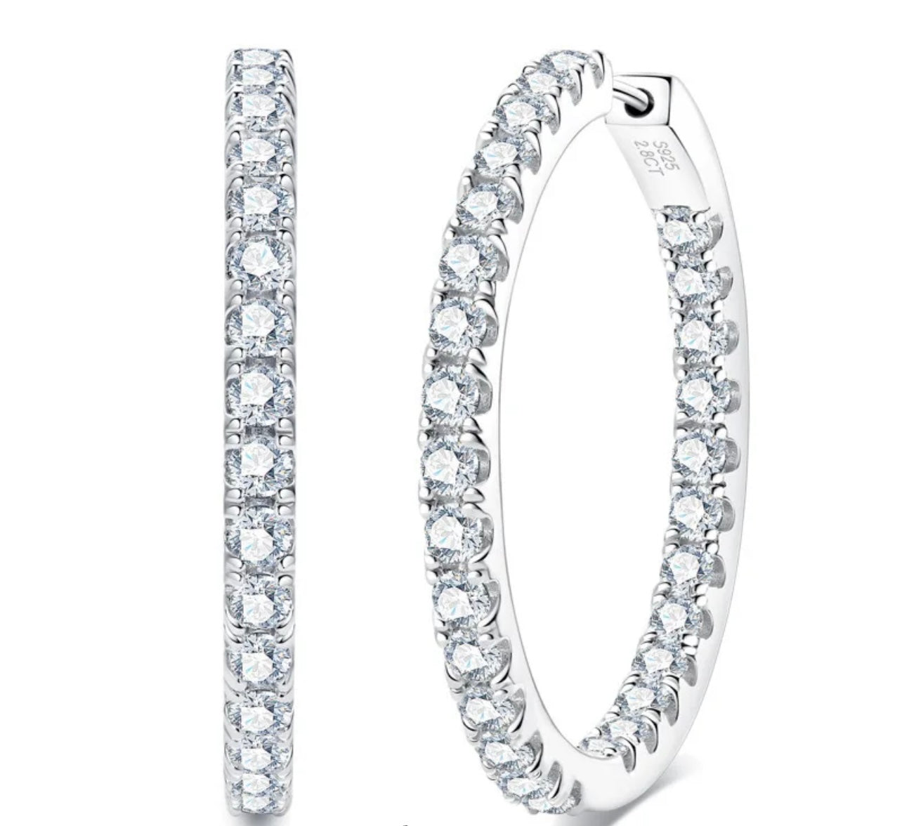 Orecchini Cerchi Grandi 5.50 ct