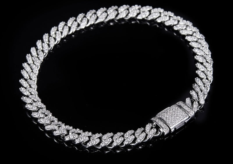 Collana cubana 6 mm arg925