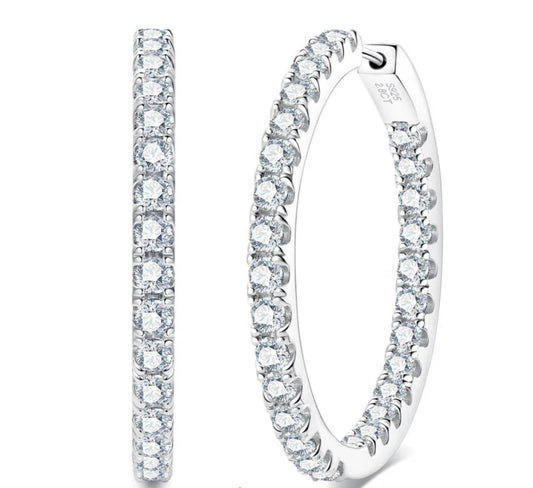 Orecchini Cerchi Grandi 5.50 ct