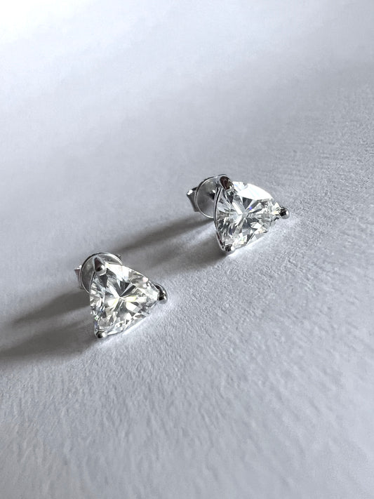 Orecchini Trillion 0,5 ct 18 kt