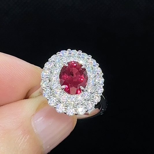 Anello a Spirale Rubino 2 ct