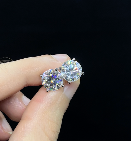 Orecchini 3 ct Brillante 18 kt