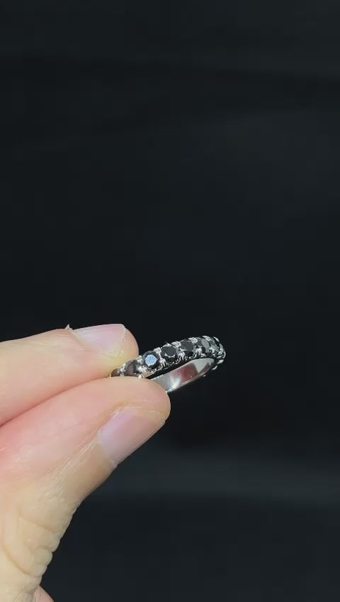 Eterntiy moissanite nera 2 ct